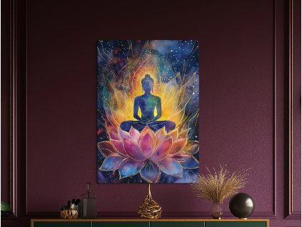 63820 1 obraz budha v lotosovom kvete