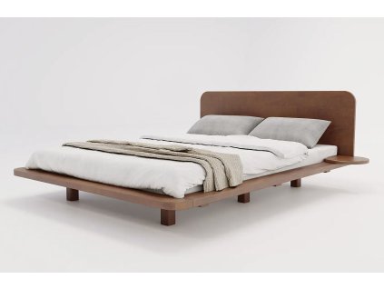 AKCIA - Masívna posteľ Japandic buk - orech