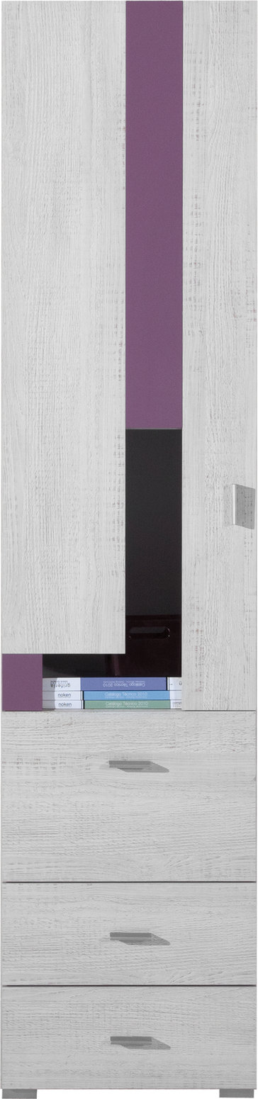 Meblar Skriňa Next NX 5 - 1 dverová (2 farby) Farba: Fialová