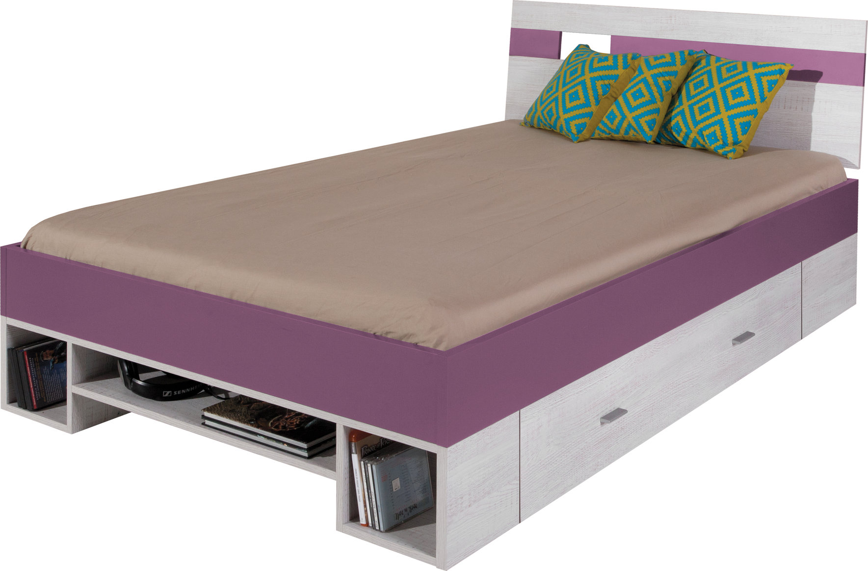 Meblar Detská posteľ Next NX 18 (2 farby) Farba: Fialová