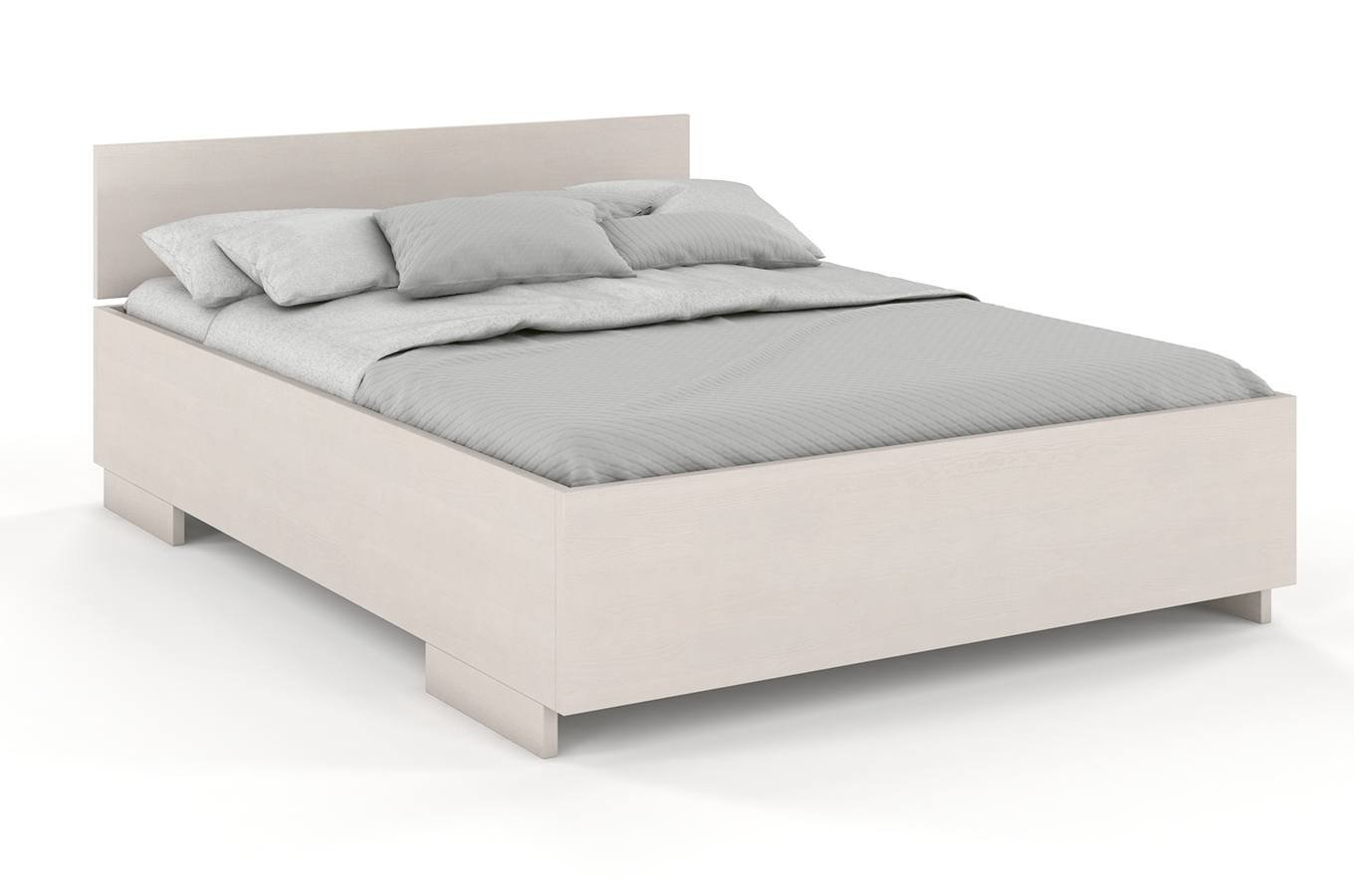 CHROB Masívna posteľ Bergman High z borovice - biela Rozmer postele: 120 x 200 cm