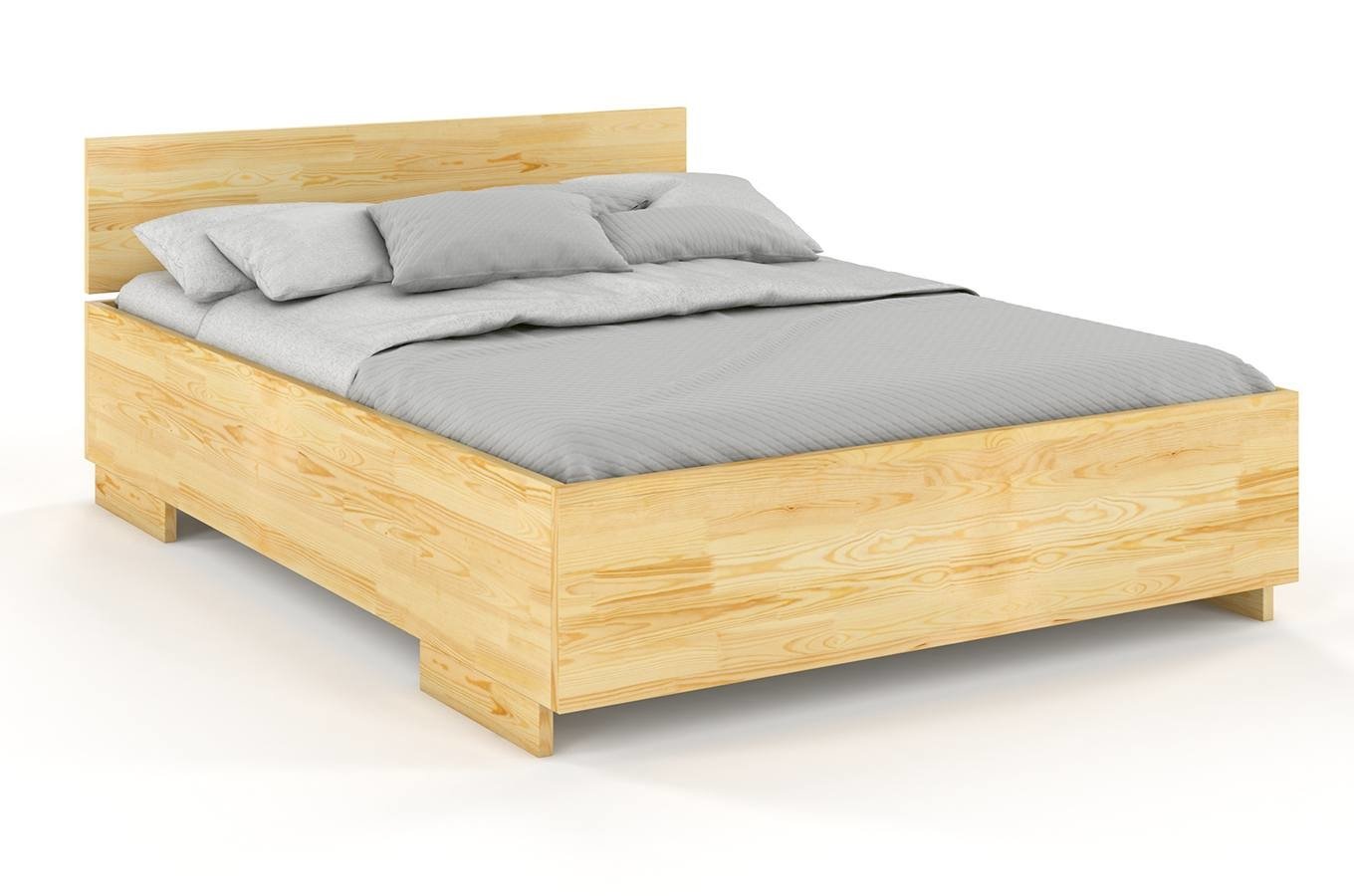 CHROB Masívna posteľ Bergman High z borovice - prírodná Rozmer postele: 180 x 200 cm