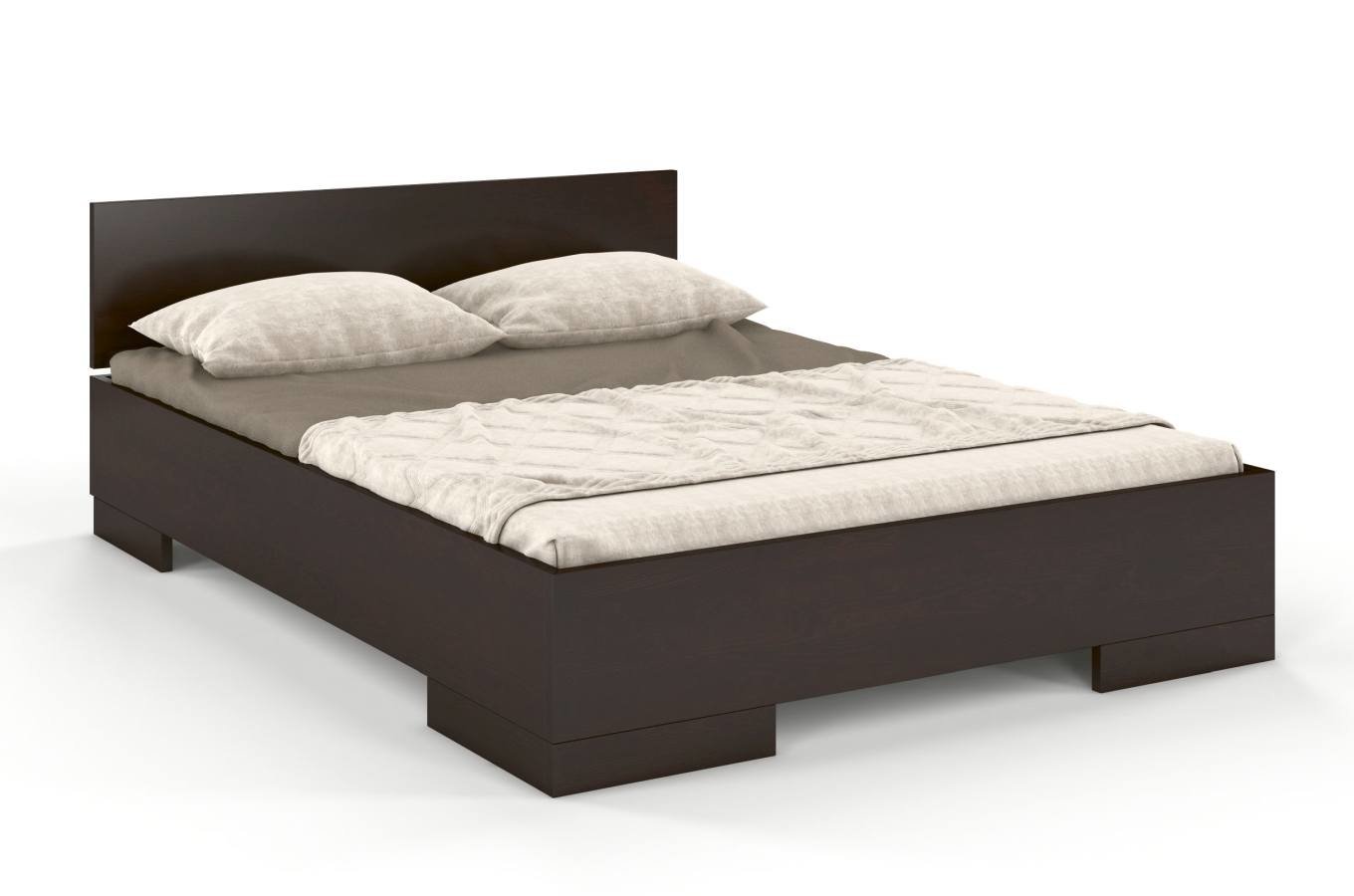 CHROB Drevená posteľ z borovice Spectrum Maxi - palisander Rozmer postele: 140 x 200 cm