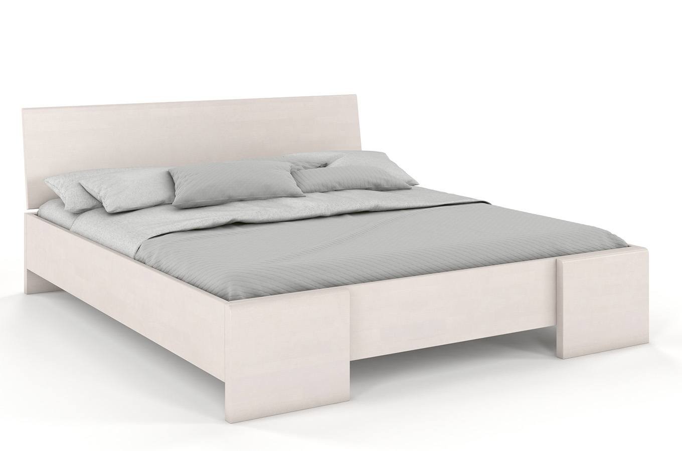 CHROB Drevená posteľ Hessler High buk - biela Rozmer postele: 120 x 200 cm