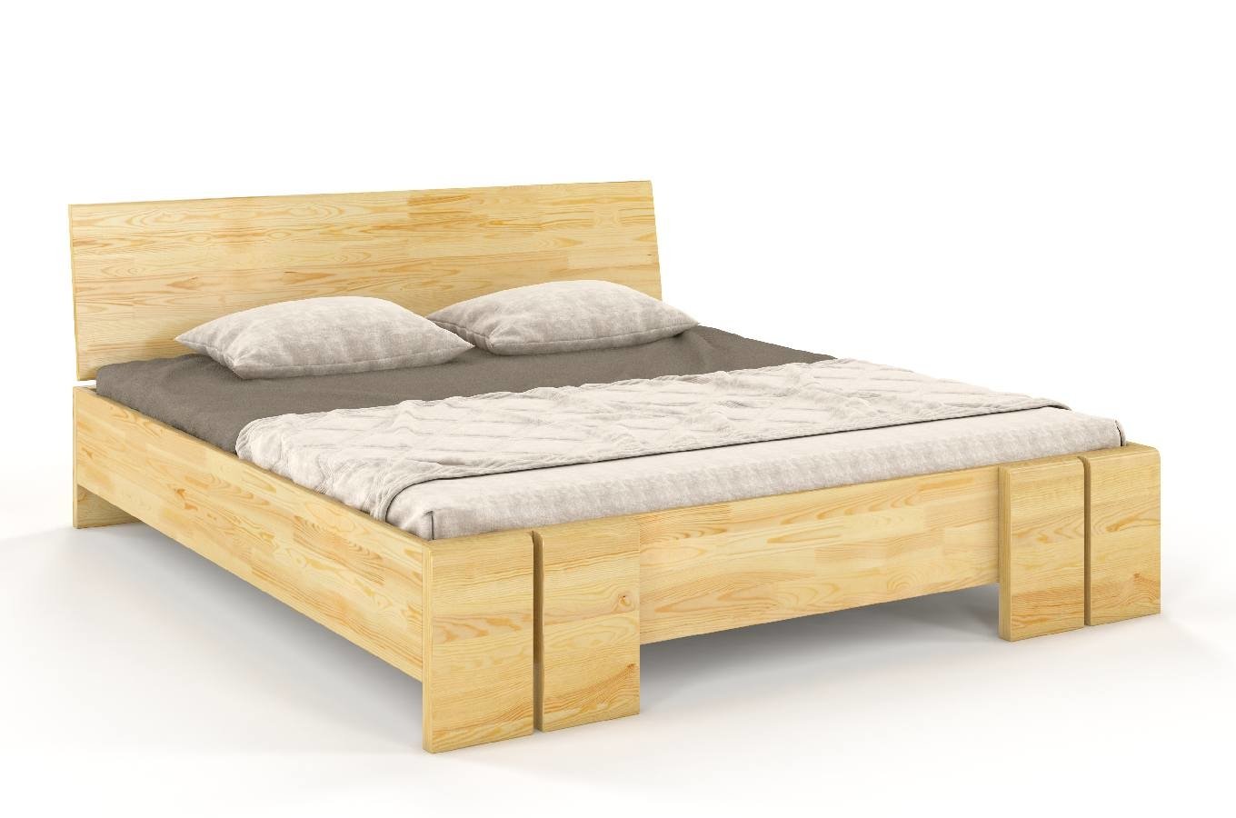 CHROB Masívna posteľ Vestre Maxi z borovice - prírodná Rozmer postele: 180 x 200 cm