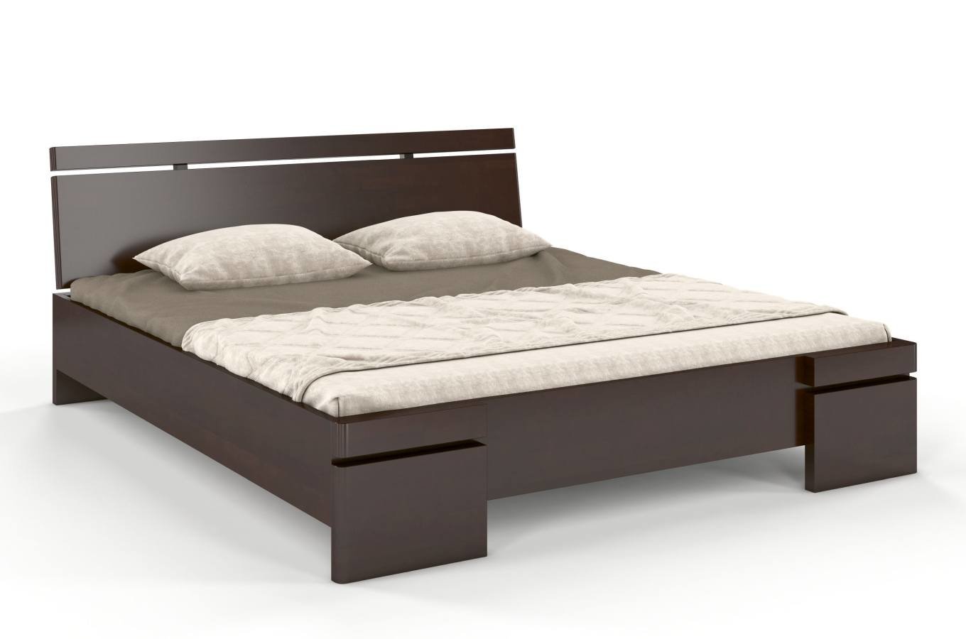 CHROB Drevená posteľ Sparta Maxi buk - palisander Rozmer postele: 140 x 200 cm