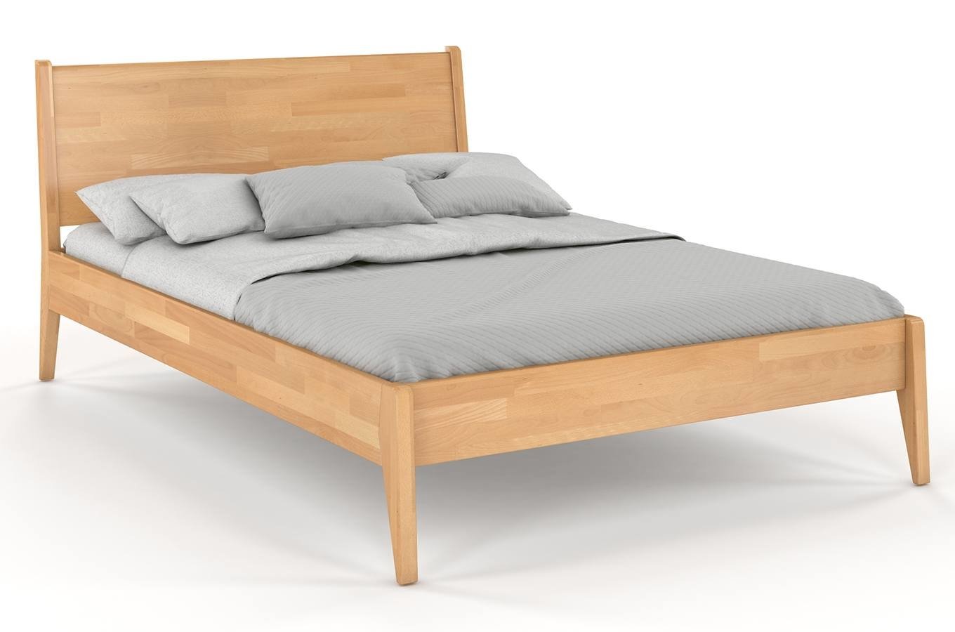 CHROB Masívna posteľ Radom buk - prírodná Rozmer postele: 140 x 200 cm