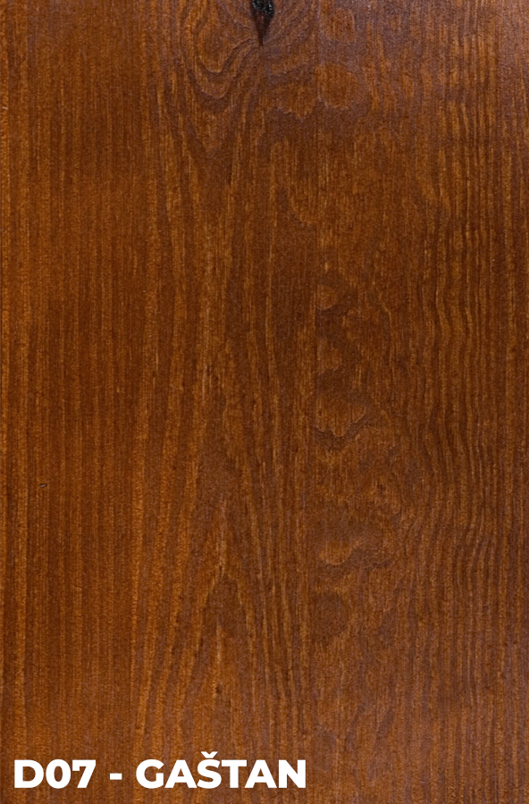 DOK Jedálenský stôl z masívu Retro Wood Povrchová úprava:: D07 - Gaštan