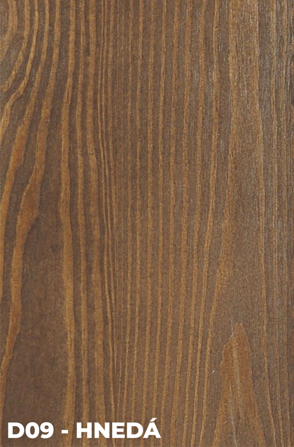 DOK Jedálenský stôl z masívu Retro Wood Povrchová úprava:: D09 - Hnedá