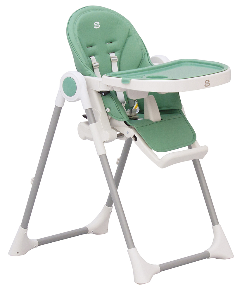 Scarlett Detská jedálenská stolička Rosa - zelená