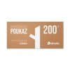 poukaz 200 drevko