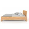 Posteľ z masívu Arhus High buk - biela
