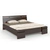 Drevená posteľ Sparta Maxi buk (Farba Palisander, Rozmer postele 90 x 200 cm)