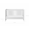 eng pl Marylou snow bliss cot 70x140 with sofa bed function 666 3