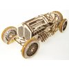 Ugears 3D drevené mechanické puzzle U9 Auto (Grand Prix)