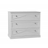 Marie 3drawer chest white 1