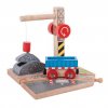 Železničný žeriav so štrkom Bigjigs Rail