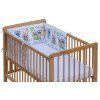 Mantinel do postieľky Sovička - šedá
