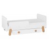 cot bed 140x70+drawer+guard rail