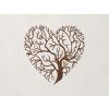 Drevená nálepka Strom v srdci (Farba obrazu Orech)