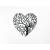 Drevená nálepka Strom v srdci