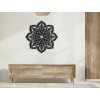 Mandala z dreva na stenu Kvet