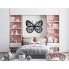 Drevená nálepka do detskej izby Motýľ