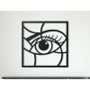 Abstraktný obraz z dreva Oko