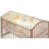 Detská postieľka s kompletnou výbavou Mráčik - béžová, 120 x 60 cm