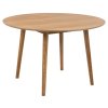 Okrúhly jedálenský stôl Nagano - prírodná