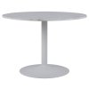 Okrúhly jedálenský stôl Tarifa - biela