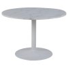 Okrúhly jedálenský stôl Tarifa - biela