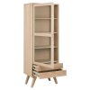 Vysoká vitrína A-Line - dub