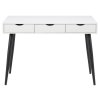 Písací stolík Neptun - biela / čierna