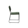 2x Jedálenská stolička Cornelia - zelená / čierna