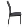 4x Jedálenská stolička Demina - sivá / čierna