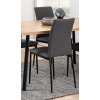4x Jedálenská stolička Demina sivá : čierna I
