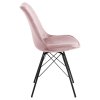 2x Jedálenská stolička Eris - ružová / čierna