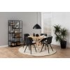 2x Jedálenská stolička Batilda A1 čierna ekokoža