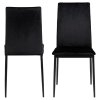 4x Jedálenská stolička Demina - čierna