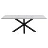 Jedálenský stôl Heaven 200 - biela / čierna
