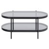 Konferenčný stolík Bayonne - sivá / čierna