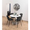 4x Jedálenská stolička Femke sivá : čierna I