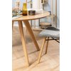 2x Jedálenská stolička Batilda A1 sivá : prírodná III