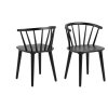 2x Jedálenská stolička Ida - čierna