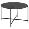 Okrúhly konferenčný stolík Lamoine - čierna