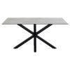 Jedálenský stôl Heaven 160 - sivá / čierna