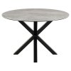 Okrúhly jedálenský stôl Heaven 119 - sivá / čierna