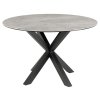 Okrúhly jedálenský stôl Heaven 119 - sivá / čierna