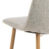 4x Jedálenská stolička Celia - sivá / dub
